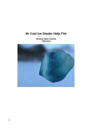 Mr Cool Ice Shader Help File