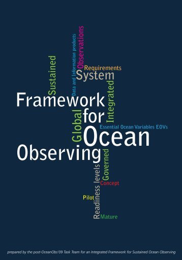 A Framework for ocean observing; 2012 - unesdoc - Unesco