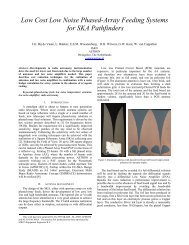 Low Cost Low Noise Phased-Array Feeding Systems for SKA ...