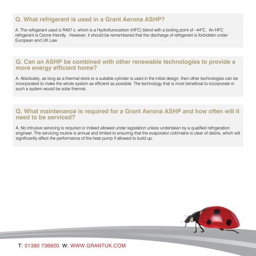 GUIDE TO AIR SOURCE HEAT PUMPS - Grant UK