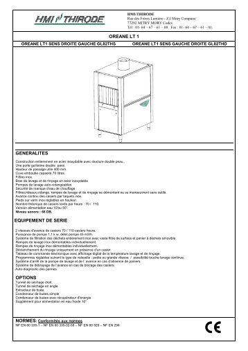 OREANE LT 1 - Thirode International