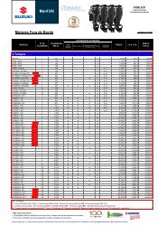 Tabela de PreÃ§os Marine - VeÃ­culos Casal