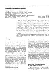 Solid State Fermentation: An Overview - pierre