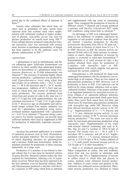 Solid State Fermentation: An Overview - pierre