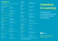 Literature in Learning - Scottish Book Trust