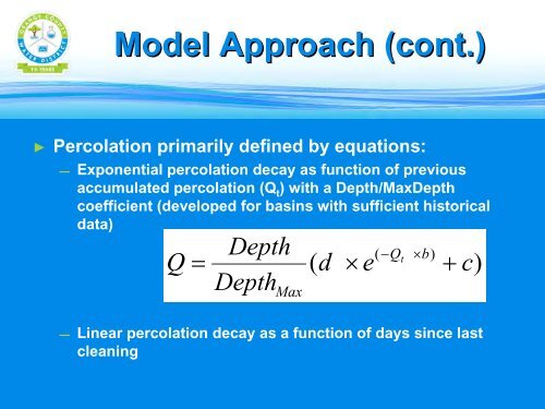 Development of a Computer Model to Optimize Recharge ...