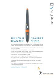 the pen is mightier than the finger. - Promethean Planet