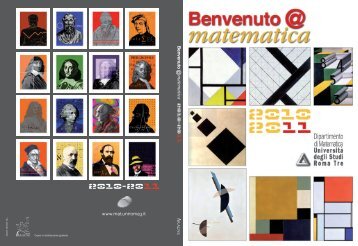 Parte terza Matematici a Roma Tre / La Didattica - Dipartimento di ...