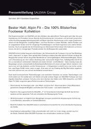 Alpin Fit – Die 100% Blisterfree Footwear Kollektion - Salewa