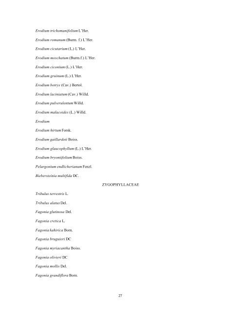 Checklist of Lebanon Plants - ODU