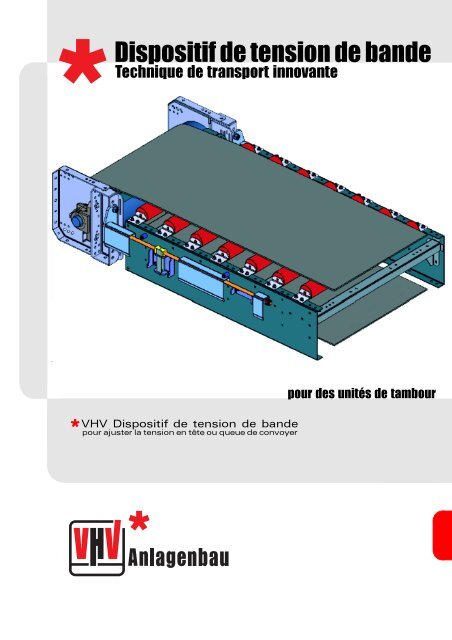 Dispositif de tension de bande - VHV-Anlagenbau GmbH