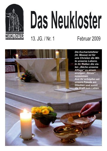 13. JG. / Nr. 1 Februar 2009 - Stiftspfarre Neukloster Wiener Neustadt