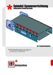 Spindel-Spannvorrichtung - VHV-Anlagenbau GmbH