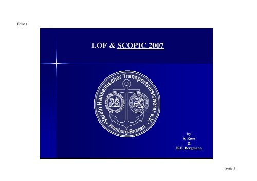LOF & SCOPIC 2007 - VHT