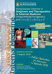 Untitled - Department of Medicine, HKU & QMH - The University of ...