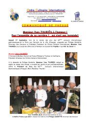 73Ã¨me FOIRE AUX HARICOTS D'ARPAJON 2004 - Ordre Culinaire ...