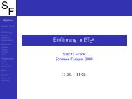 LaTeX Kurs Basic als PDF Datei (ca. 256 kB) - LaTeX Kurse 2004-6 ...
