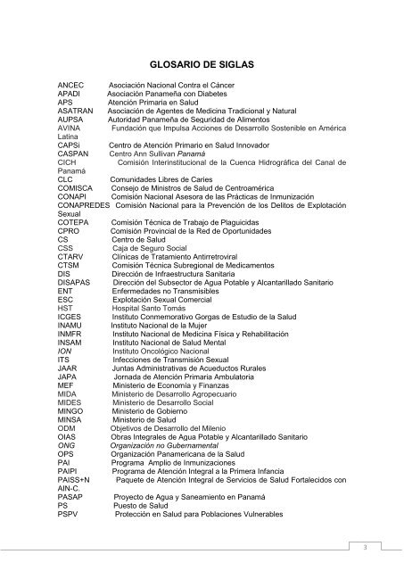 Regiones de Salud - Ministerio de Salud