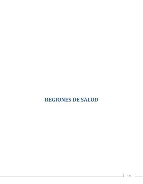 Regiones de Salud - Ministerio de Salud