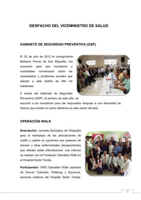 Regiones de Salud - Ministerio de Salud