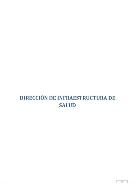 Regiones de Salud - Ministerio de Salud