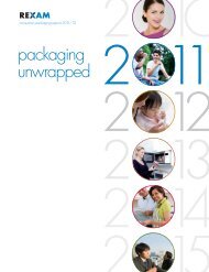 Rexam consumer packaging report 2011/12 - packaging unwrapped