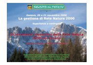 La rete Natura 2000 del Veneto - Ambiente in Liguria
