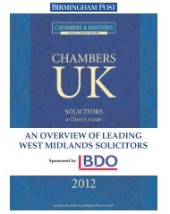 Birmingham Post - Chambers and Partners