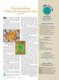 Outstanding O'Keeffe-Inspired Art - Arts & Activities Magazine