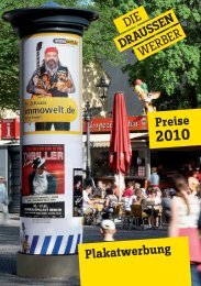 Preise Plakatwerbung