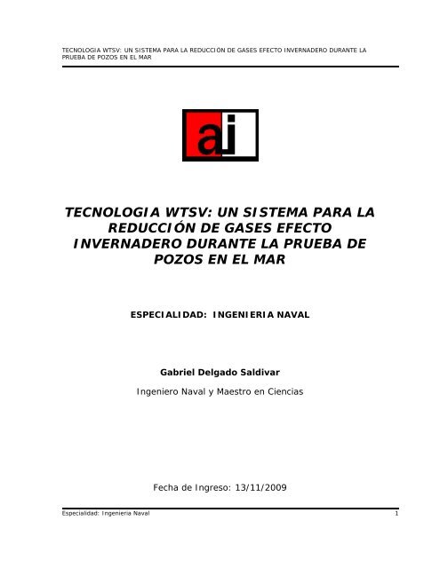 tecnologia wtsv - Academia de IngenierÃ­a