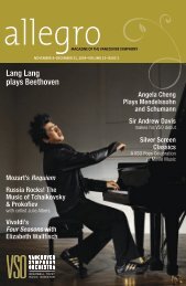 issue two - Vancouver Symphony Orchestra
