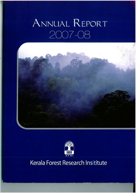 2007-'08 - Kerala Forest Research Institute