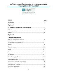 GUÃA METODOLÃGICA PARA LA ELABORACIÃN DE ... - umet