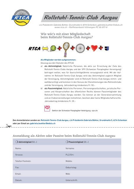 Programmheft Birrhard Open 2013 als WEB Version - RTCA