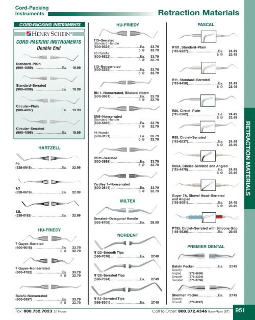 RETRACTION MATERIALS