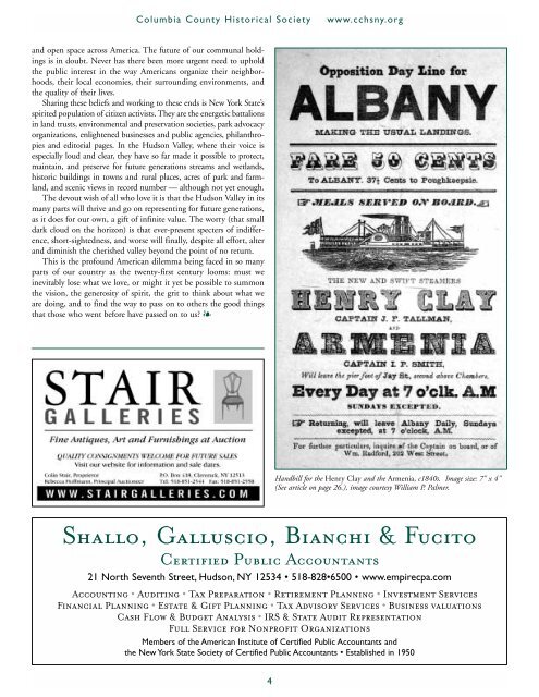 Our Incrredible Valley Page 3 - Columbia County Historical Society