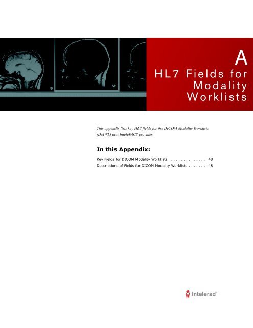 HL7 Conformance - Intelerad