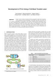 Development of ITLA Using a Full-Band Tunable Laser