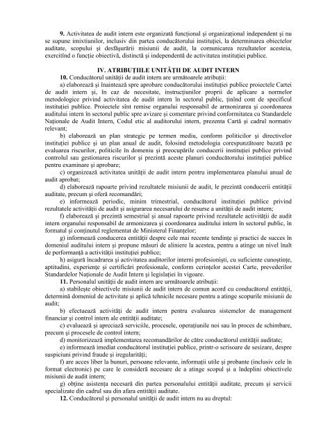 O R D I N  cu privire la aprobarea Codului etic al auditorului intern Åi ...