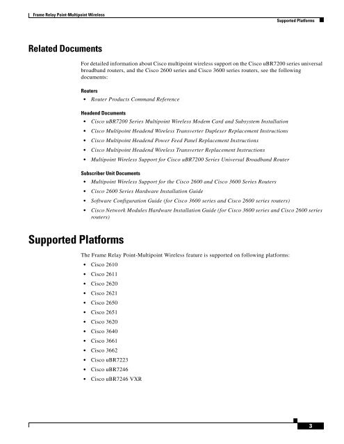 Cisco IOS Wide-Area Networking Configuration Guide - Free Books