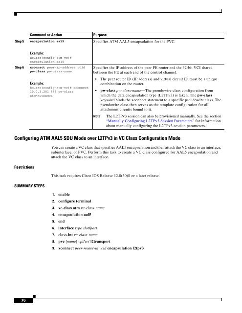 Cisco IOS Wide-Area Networking Configuration Guide - Free Books