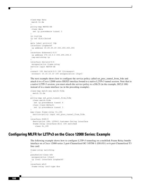 Cisco IOS Wide-Area Networking Configuration Guide - Free Books