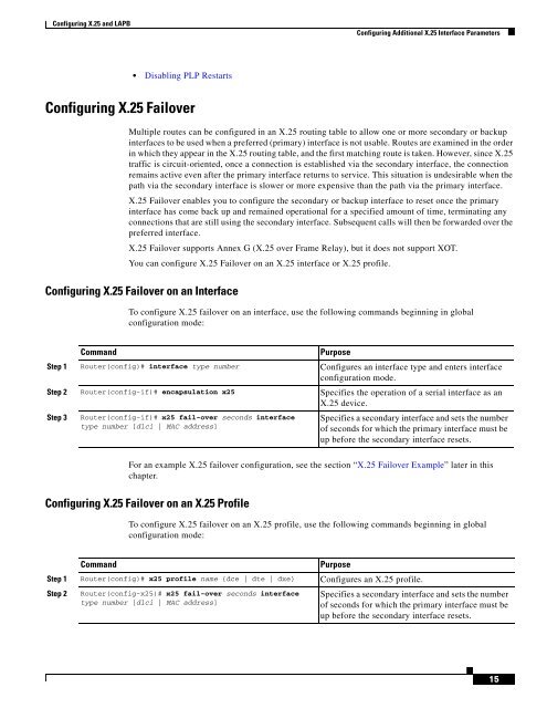 Cisco IOS Wide-Area Networking Configuration Guide - Free Books