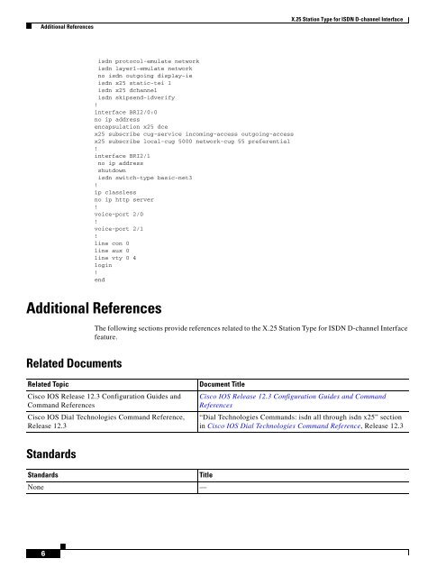 Cisco IOS Wide-Area Networking Configuration Guide - Free Books