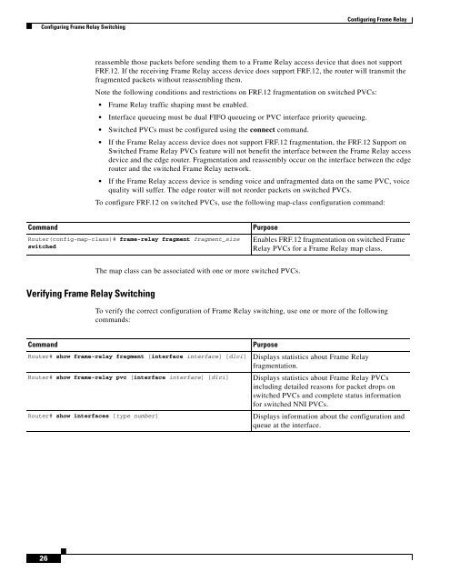 Cisco IOS Wide-Area Networking Configuration Guide - Free Books