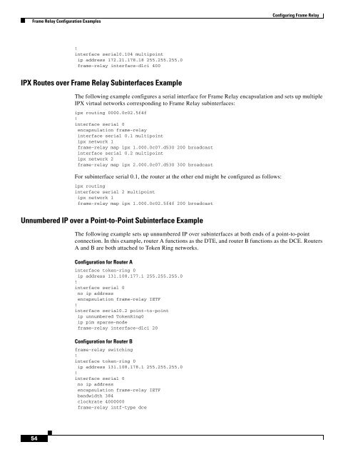 Cisco IOS Wide-Area Networking Configuration Guide - Free Books