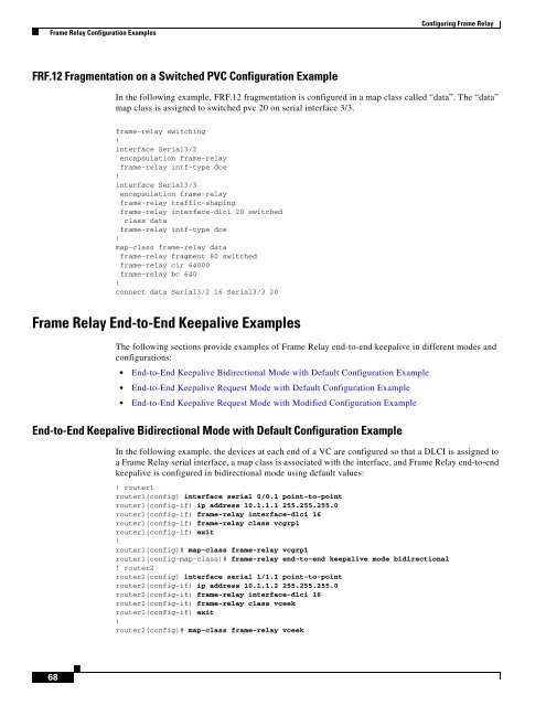 Cisco IOS Wide-Area Networking Configuration Guide - Free Books