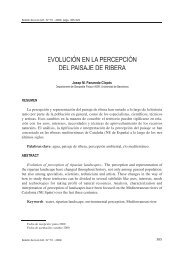 evoluciÃ³n en la percepciÃ³n del paisaje de ribera - AsociaciÃ³n de ...