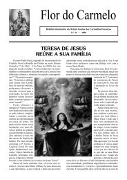 Flor do Carmelo NÂº 34 - Ordem dos Padres Carmelitas DescalÃ§os